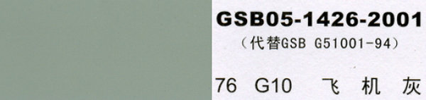 g10 飞机灰